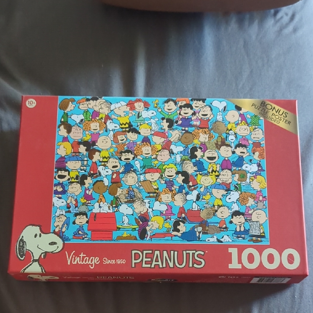 Peanuts Red Puzzle Game Set